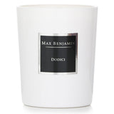 Max Benjamin Dodici Candle in glass, 190g soy wax, fruity scent, eco-friendly, elegant design, burns up to 40 hours.