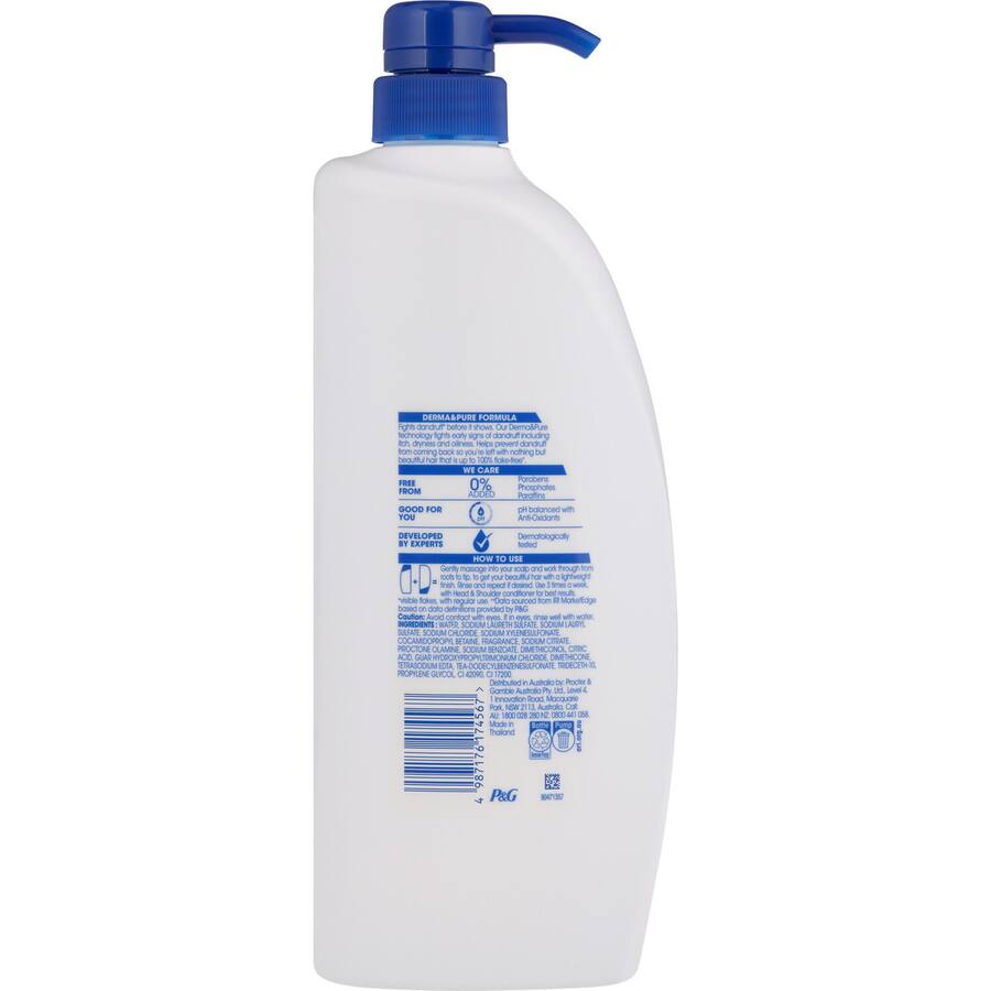 Head & Shoulders Shampoo Clean & Balanced 850mL