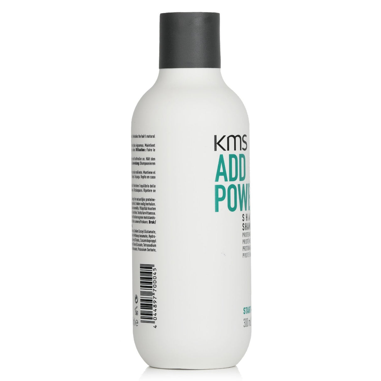 KMS California Add Power Shampoo strengthens fine hair with Lactic Acid, protein, and antioxidants for a fuller, healthier look.