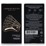 Anastasia Beverly Hills Eyebrow Stencils kit featuring five unique shapes for flawlessly symmetrical brows using the Golden Ratio method.