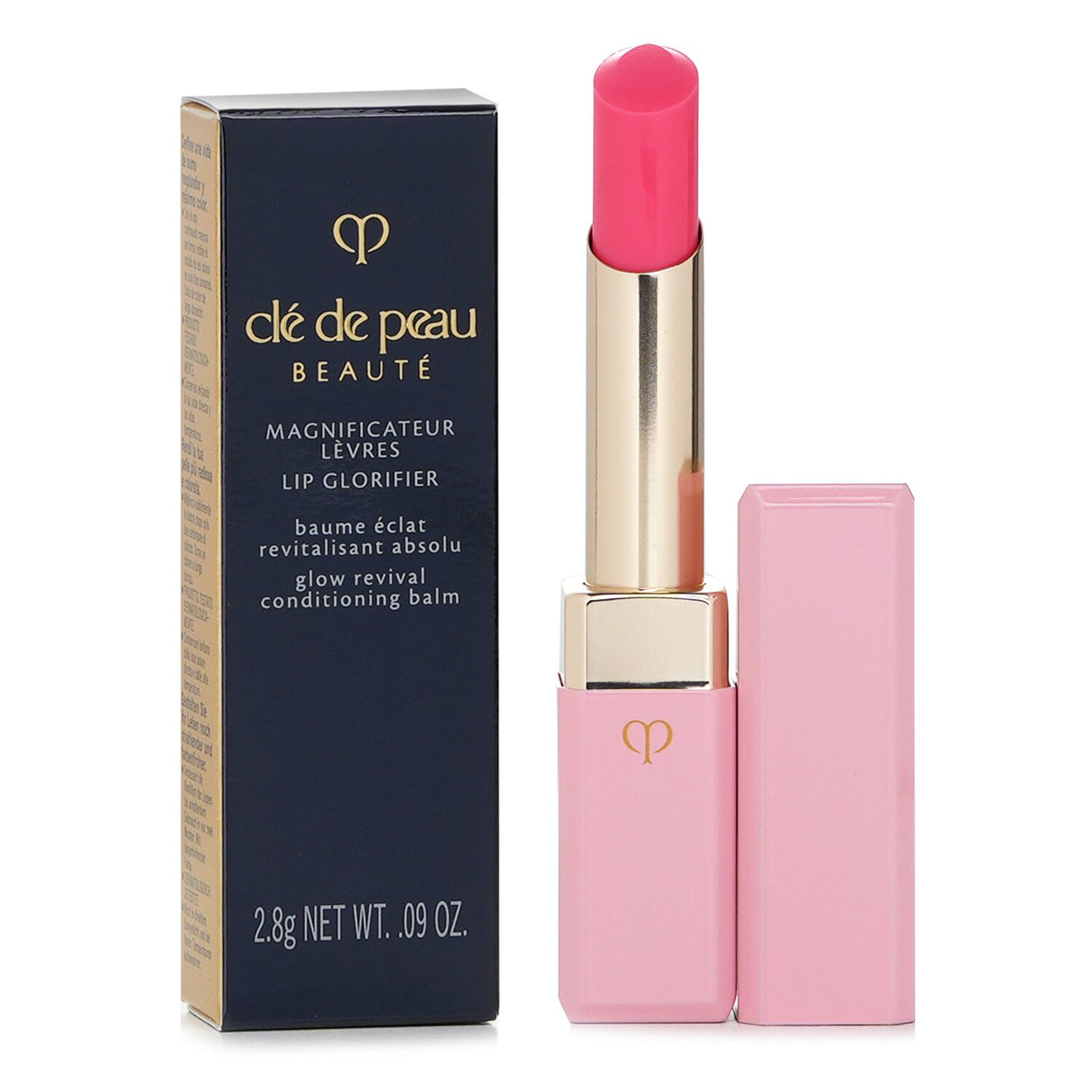 Cle De Peau Lip Glorifier N in #1 Pink, a 2.8g moisturizing lip balm that tints, primes, and enhances natural lip beauty.