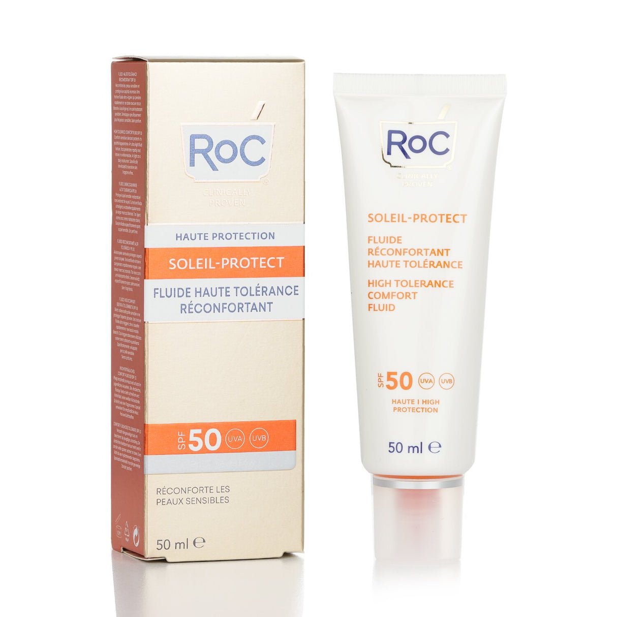 ROC - Soleil-Protect High Tolerance Comfort Fluid SPF 50 UVA & UVB (Comforts Sen