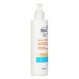 ROC Soleil-Protect after-sun milk in 200ml bottle, revitalizes skin with cooling hydration, suitable for all skin types.