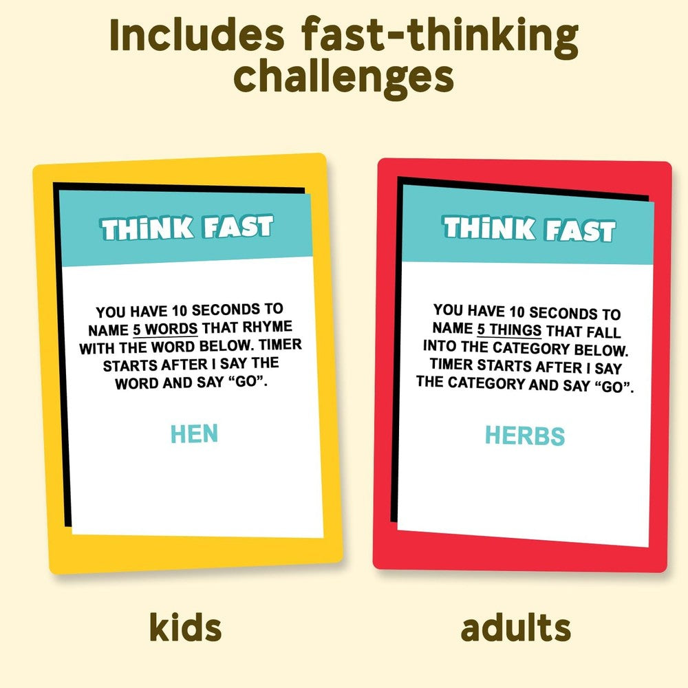 Who Knows More; Kids or Adults? Board Game