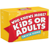 Who Knows More; Kids or Adults? Board Game