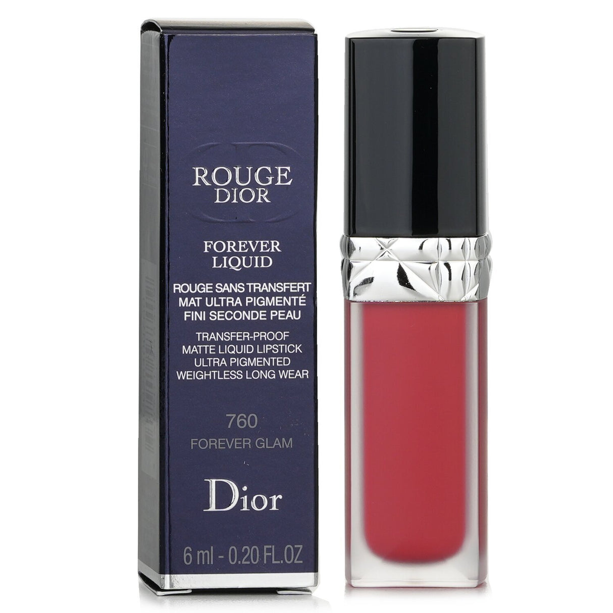 Christian Dior Rouge Dior Forever Matte Liquid Lipstick - # 760 Forever Glam 6ml