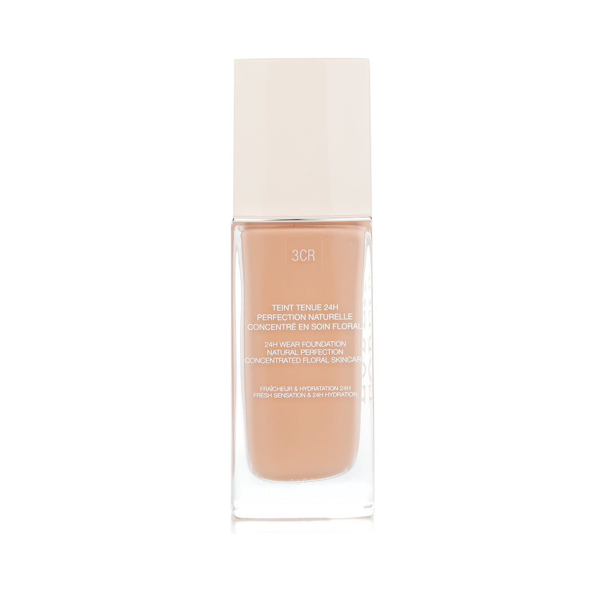 Lightweight liquid foundation in shade #3CR Cool Rosy, enriched with 96% natural ingredients for a flawless, radiant complexion.