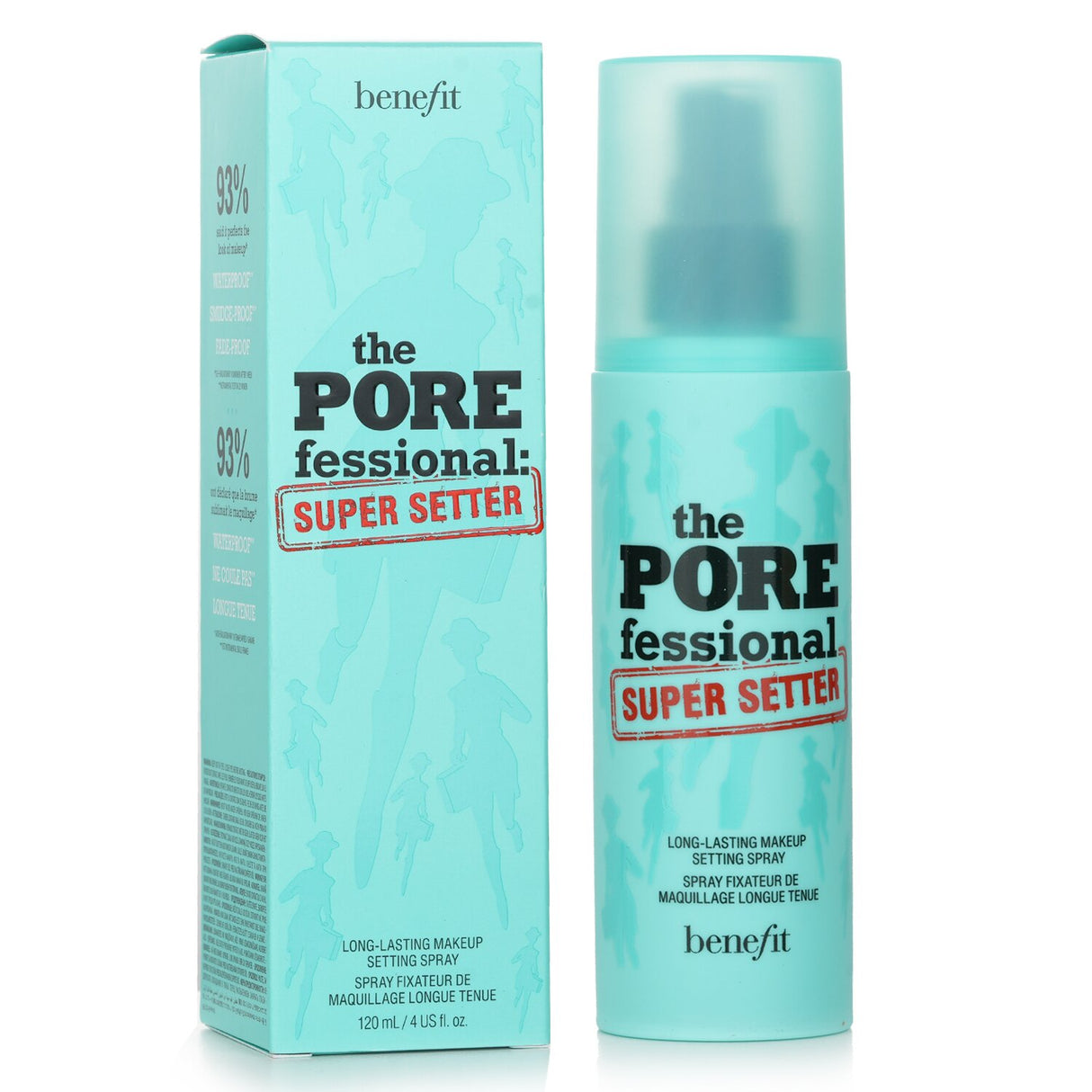 Benefit Porefessional Super Setter Spray: Long-lasting, alcohol-free mist for a matte finish, pore-blurring effects, and effortless application.