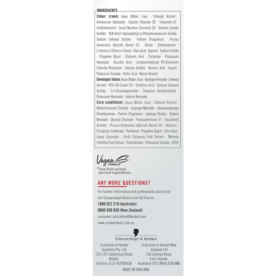 Schwarzkopf Live Colour Permanent Hair Colour Blue Mercury