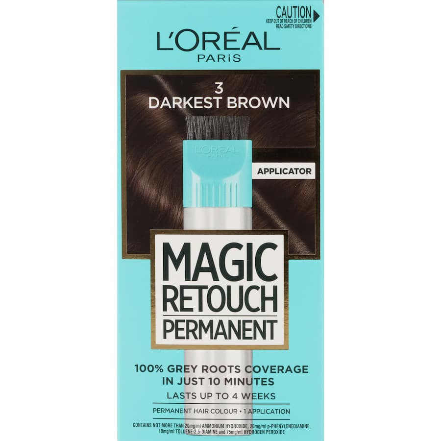 L'oreal Paris Magic Retouch Permanent Hair Colour Darkest Brown