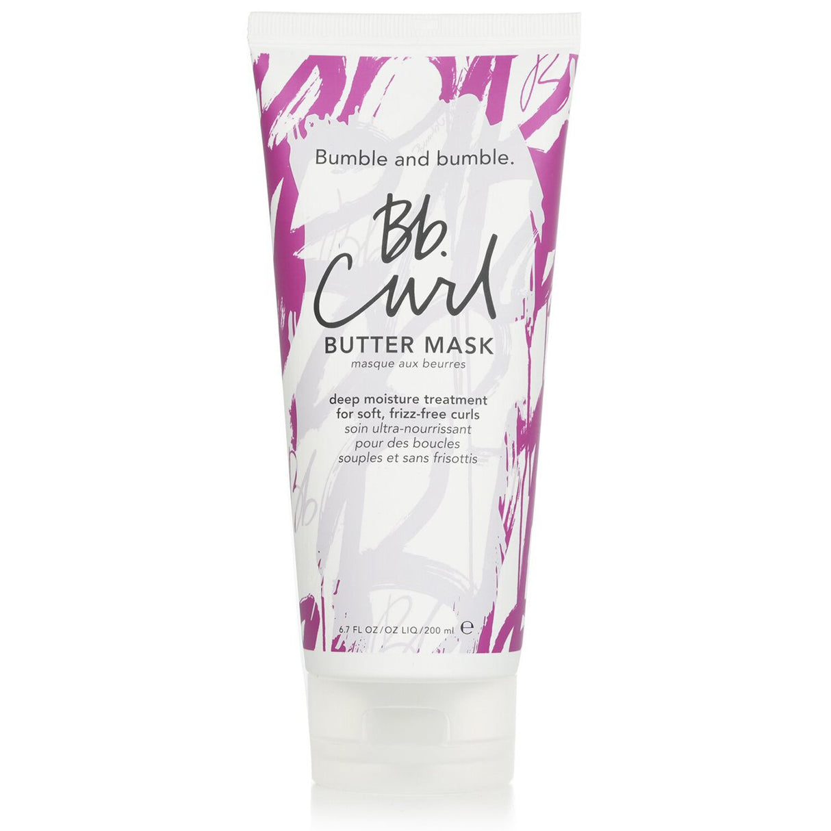 Luxurious curl mask for soft, frizz-free curls, enriched with avocado, coconut, jojoba oils, and shea, cocoa butters.