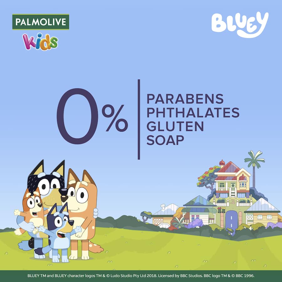 Palmolive Kids Body Wash Bluey 3 In 1