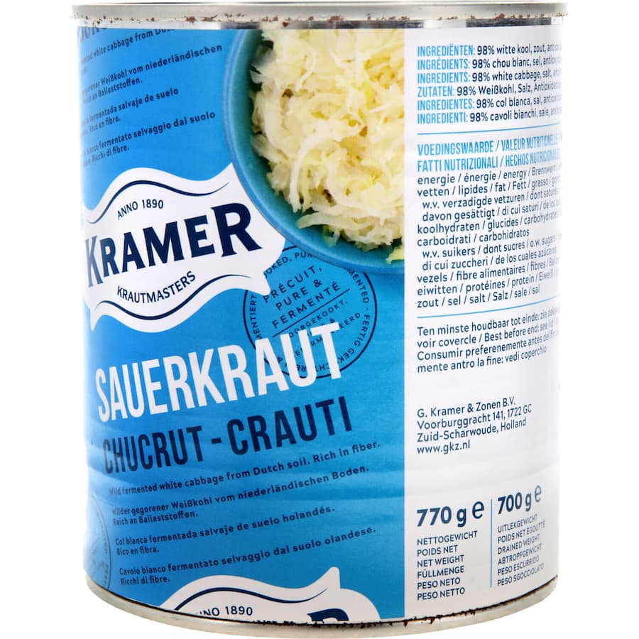 Kramers Krautboy Sauerkraut Crauti 770g