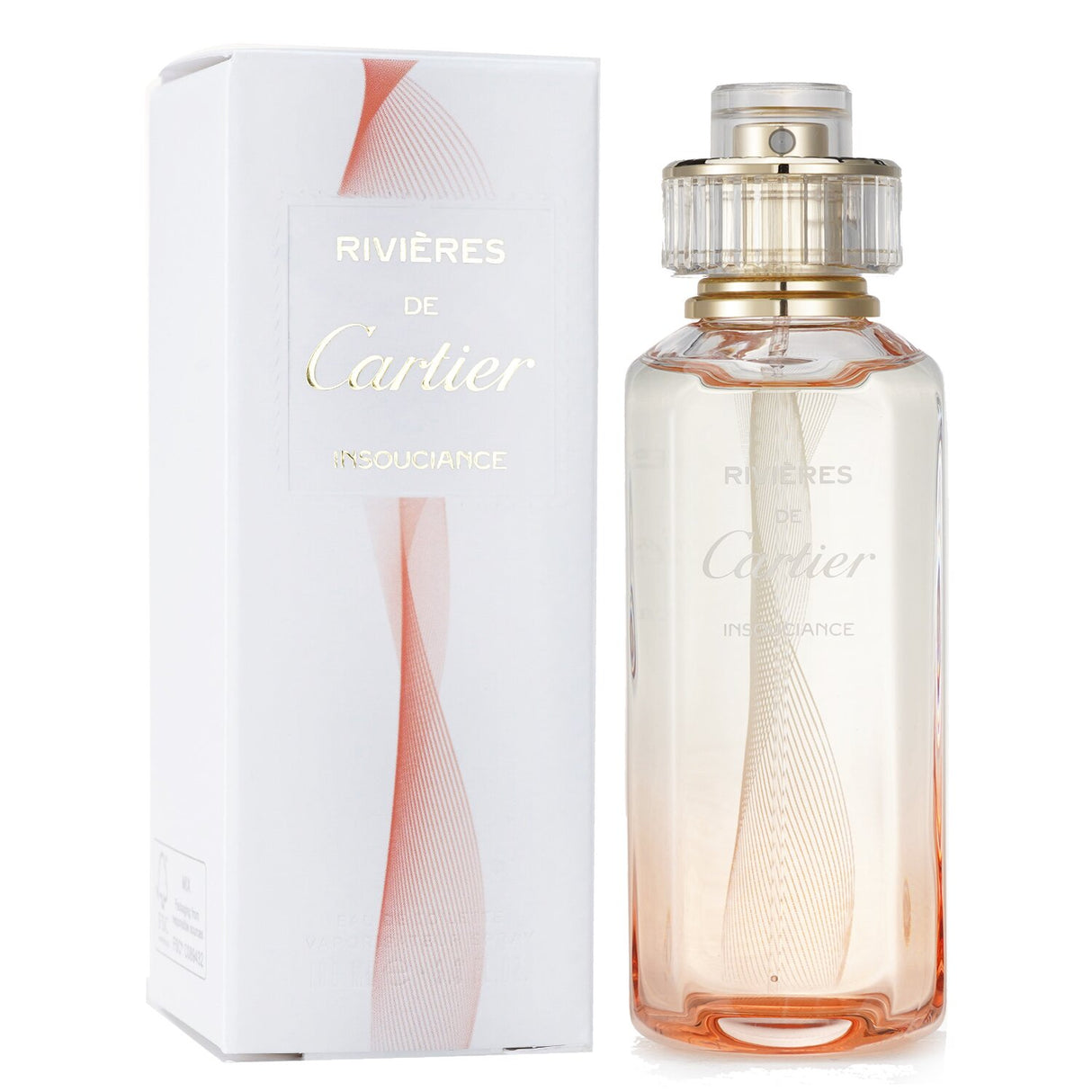 Cartier Rivieres Insouciance Eau De Toilette Spray, 100ml, a floral fruity fragrance for all, perfect for spring and summer wear.