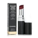 Luxurious Chanel lipstick #144 Unexpected offers hydrating, plumping color with a high-shine finish in elegant ROUGE COCO packaging.