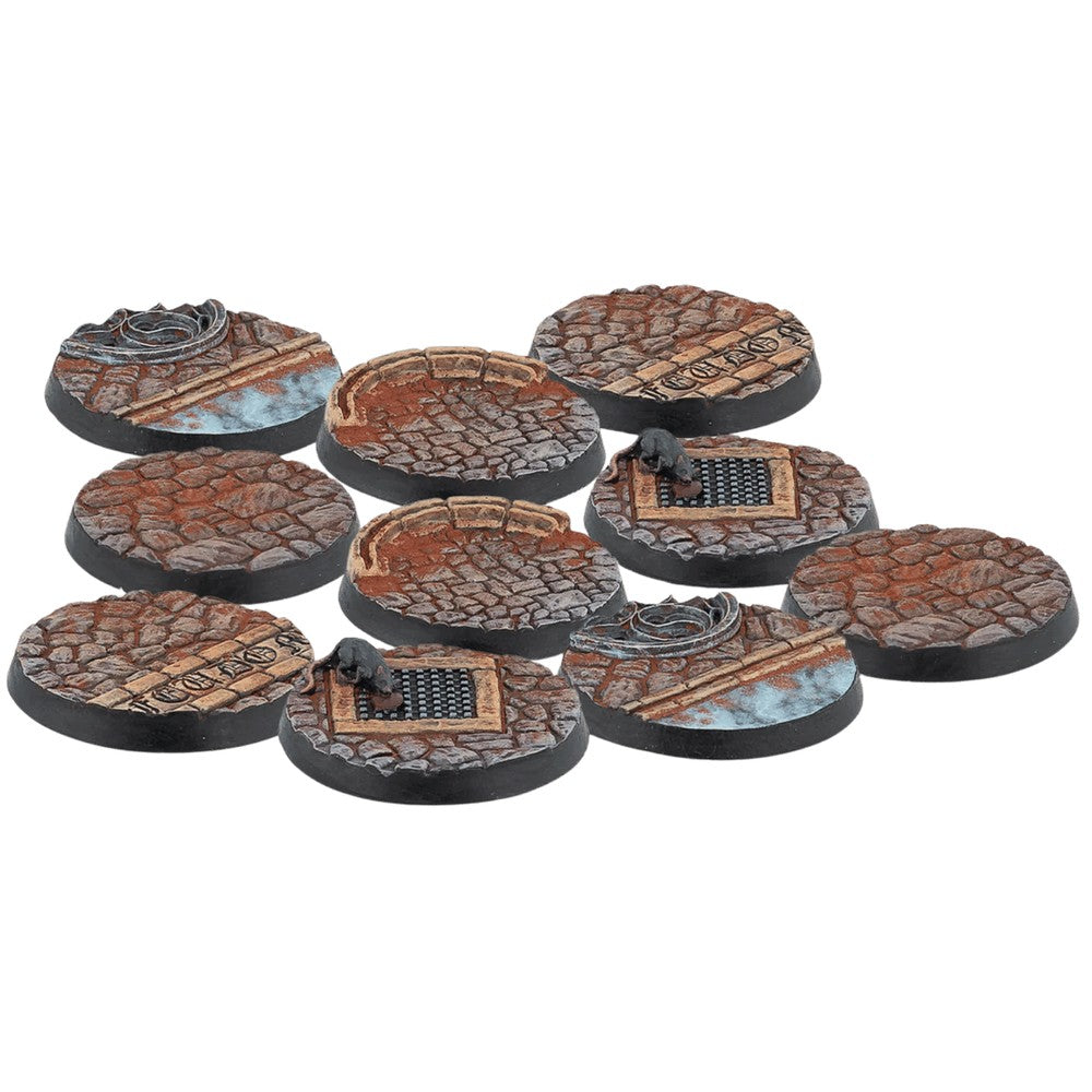 Warcrow: Bases: 30mm Feudom Scenery Bases - Alpha Series