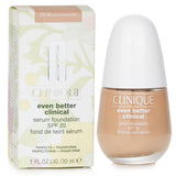 Clinique Even Better Clinical Serum Foundation SPF 20 in #CN 40 Cream Chamois, with waterproof, hydrating, and buildable coverage.