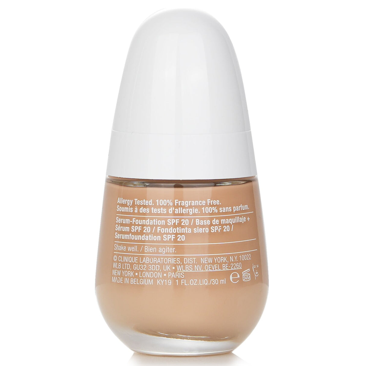 Clinique Even Better Clinical Serum Foundation SPF 20 in # CN 40 Cream Chamois, lightweight, waterproof, 24-hour wear.