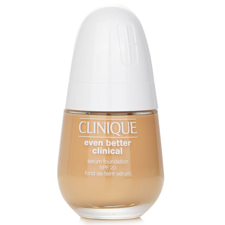 Clinique Even Better Clinical Serum Foundation SPF 20 in #WN 46 Golden Neutral, offering waterproof, weightless, and buildable coverage.