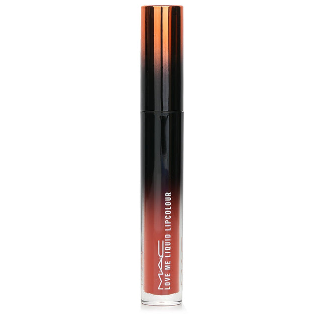 Hydrating warm yellow rose liquid lipcolour with a satin finish, offering 12-hour wear and smooth, precise application.