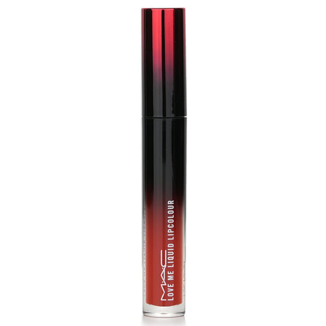 Vibrant yellow-red liquid lipcolour with hydrating formula, precise applicator, and 12-hour non-feathering wear.