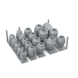 AK Interactive - Basing Bits - Wood Barrels - 32 Pieces