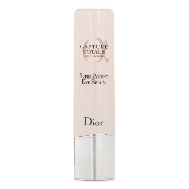 Christian Dior Capture Totale eye serum in 20ml with 92% natural ingredients, innovative applicator, combats aging signs.