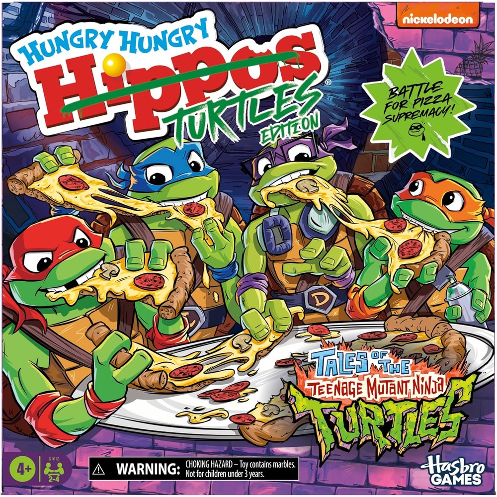 Hungry Hungry Hippos - Teenage Mutant Ninja Turtles - Board Game