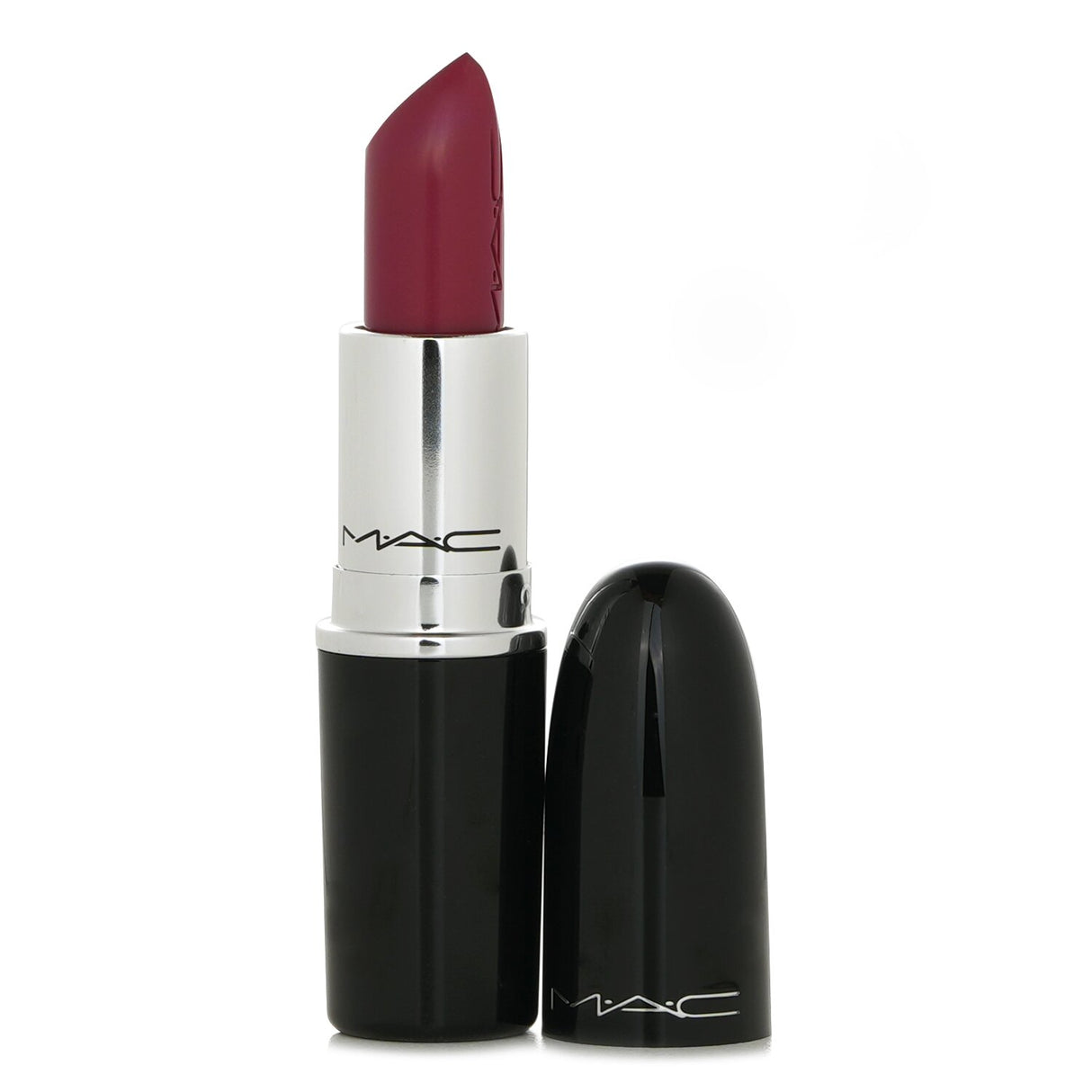 MAC - Lustreglass Lipstick - # 548 Beam There, Done That (Rosy Plum Pink)  - 3g/