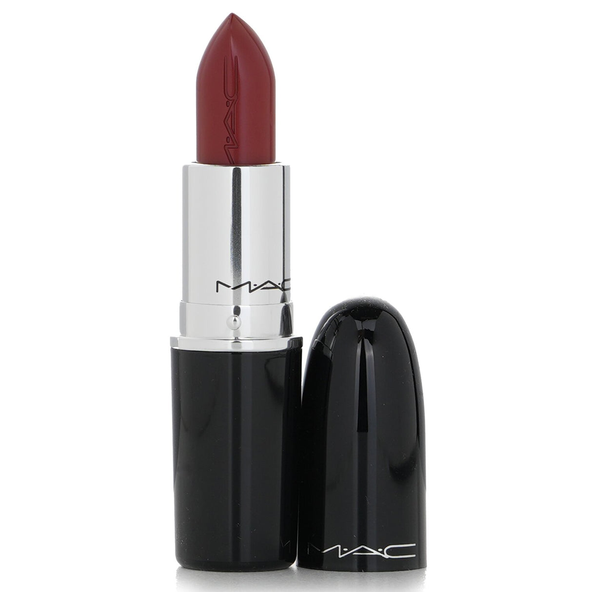 MAC - Lustreglass Lipstick - # 549 PDA (Bricky Red)  - 3g/0.1oz