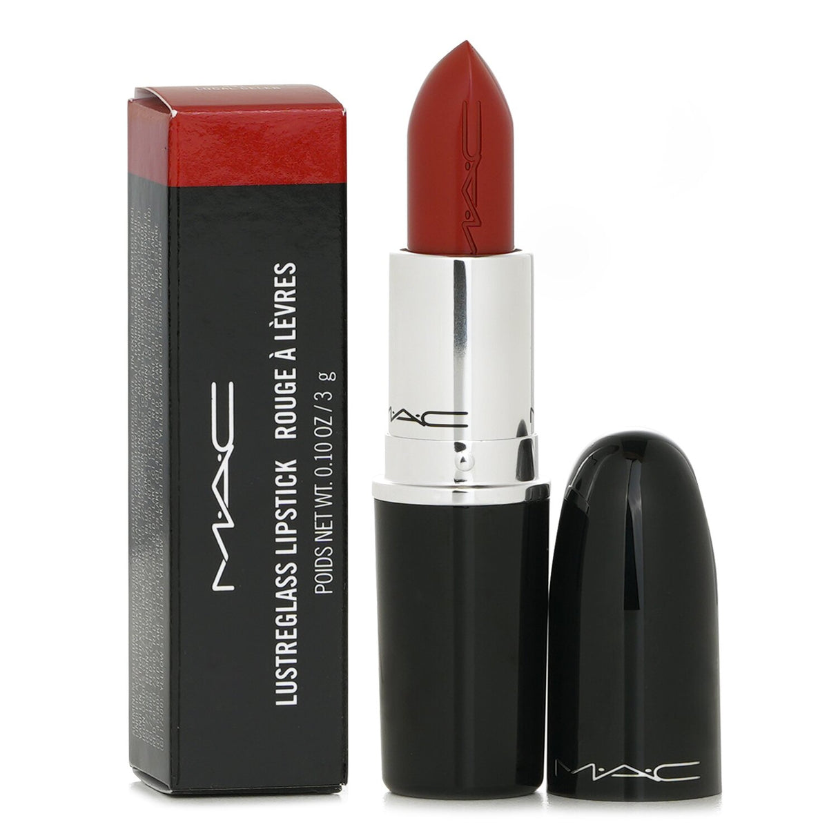 MAC - Lustreglass Lipstick - # 551 Local Celeb (Burnt Orange)  - 3g/0.1oz