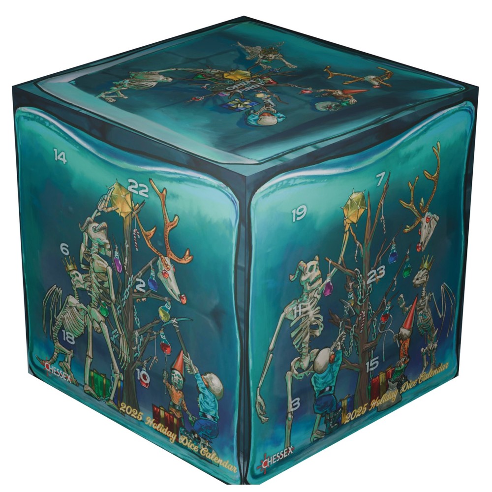 CHX 19002 2025 Chessex Holiday Calendar (One cube)