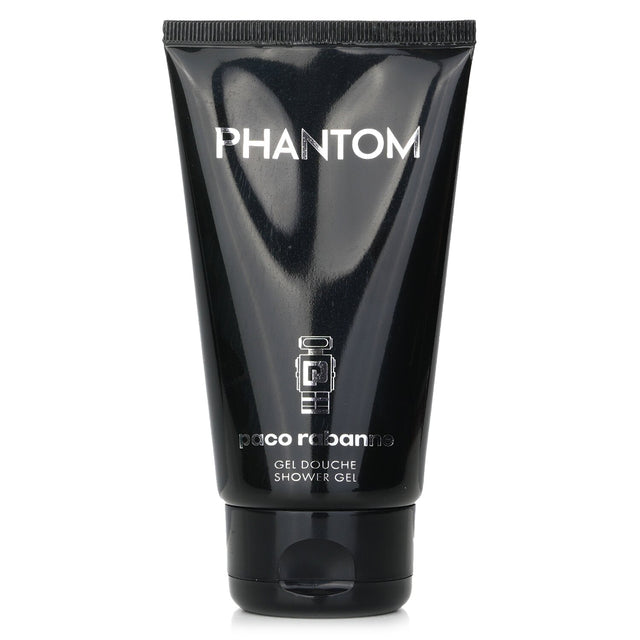 Paco Rabanne Phantom Shower Gel in a 150ml bottle, offering gentle cleansing and a sensuous fragrance for refreshed skin.