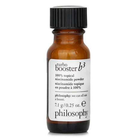 Philosophy Turbo Booster B3 Powder: 7.1g niacinamide for improved wrinkles, firmness, and an even-toned, radiant complexion.