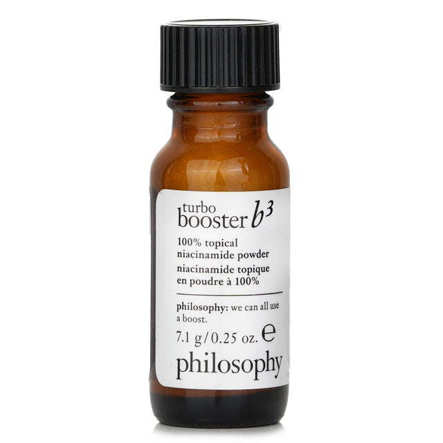 Philosophy Turbo Booster B3 Powder: 7.1g niacinamide for improved wrinkles, firmness, and an even-toned, radiant complexion.