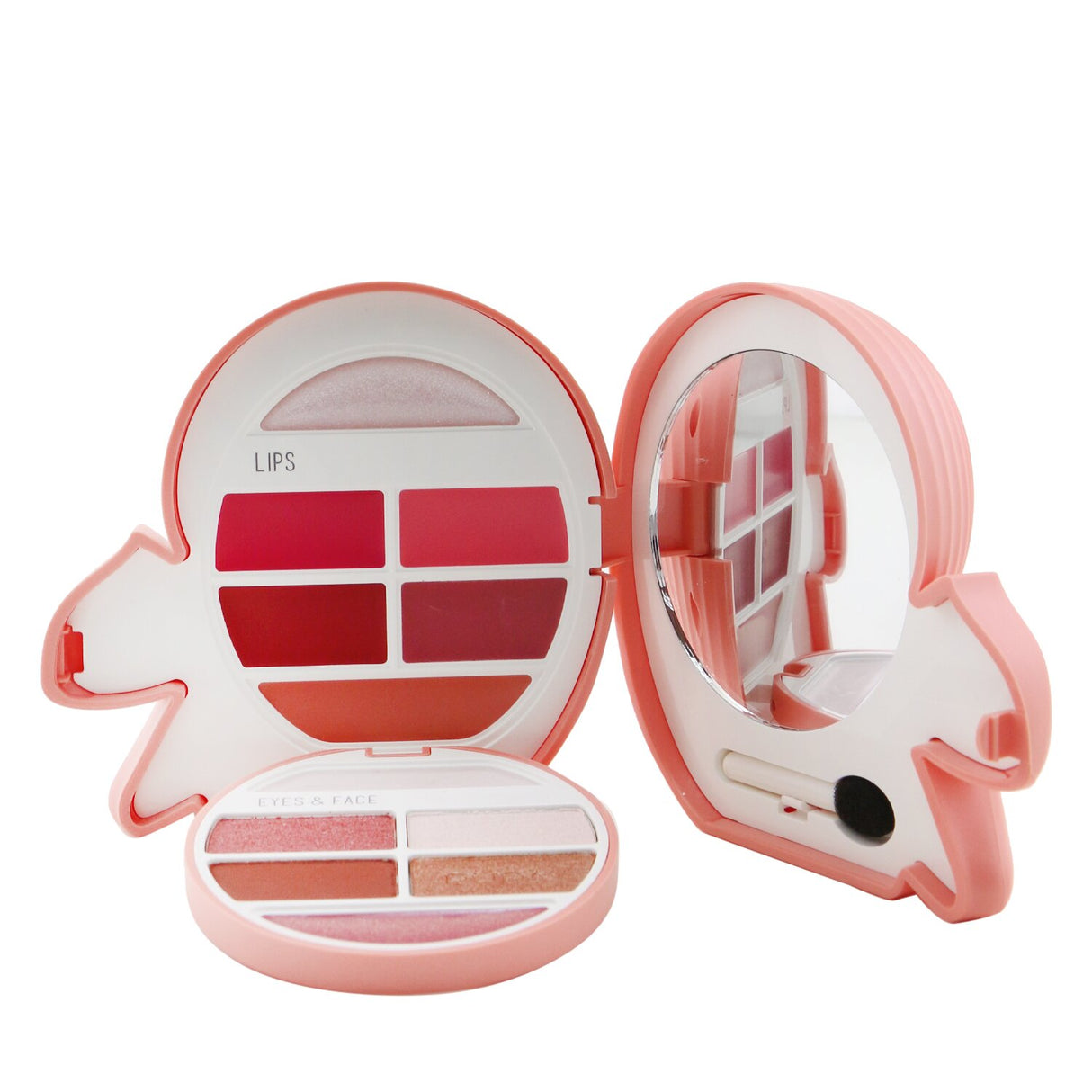 Pupa Squirrel 2 Kit #012: compact makeup set with highlighter, 5 eyeshadows, 5 lip creams, and glossy lip enhancer.