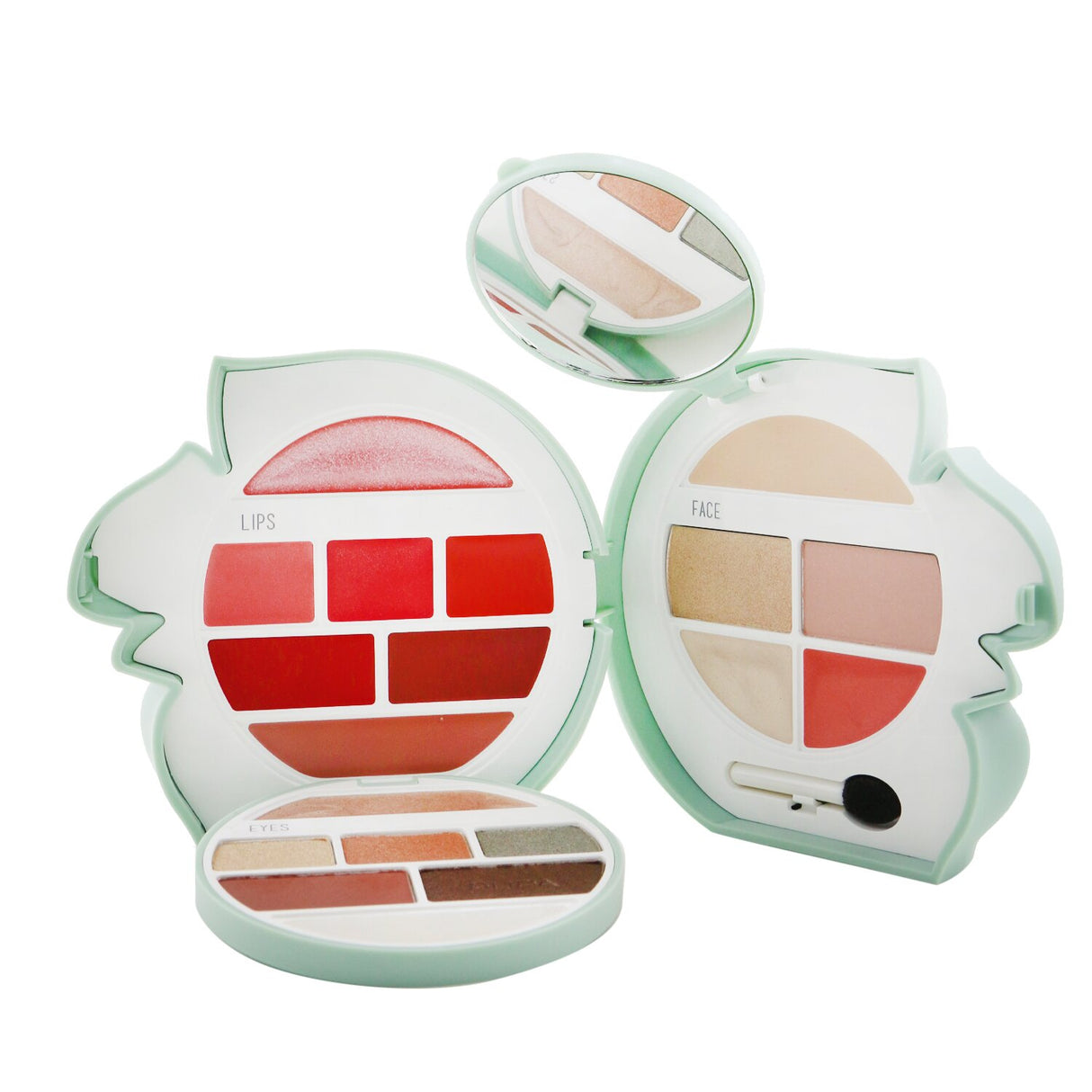 Pupa Squirrel 3 Kit - #002: Complete makeup set with highlighters, concealer, blushes, eyeshadows, and lip products for versatile looks.