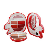 Pupa Squirrel 2 Kit #003 featuring highlighter, 5 eyeshadows, 5 lip creams, and lip gloss for versatile makeup looks.