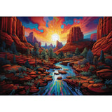 Puzzle - Trippy Puzzles - 1000 Piece Jigsaw Sedona Sunset