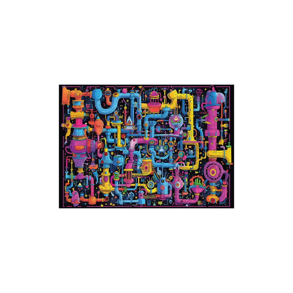 Puzzle - Trippy Puzzles - 1000 Piece Jigsaw Sci-Fi Sewer