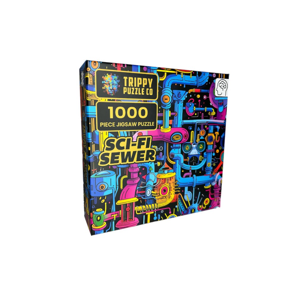 Puzzle - Trippy Puzzles - 1000 Piece Jigsaw Sci-Fi Sewer