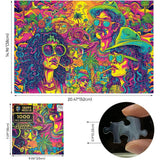 Puzzle - Trippy Puzzles - 1000 Piece Jigsaw Groovy Gathering