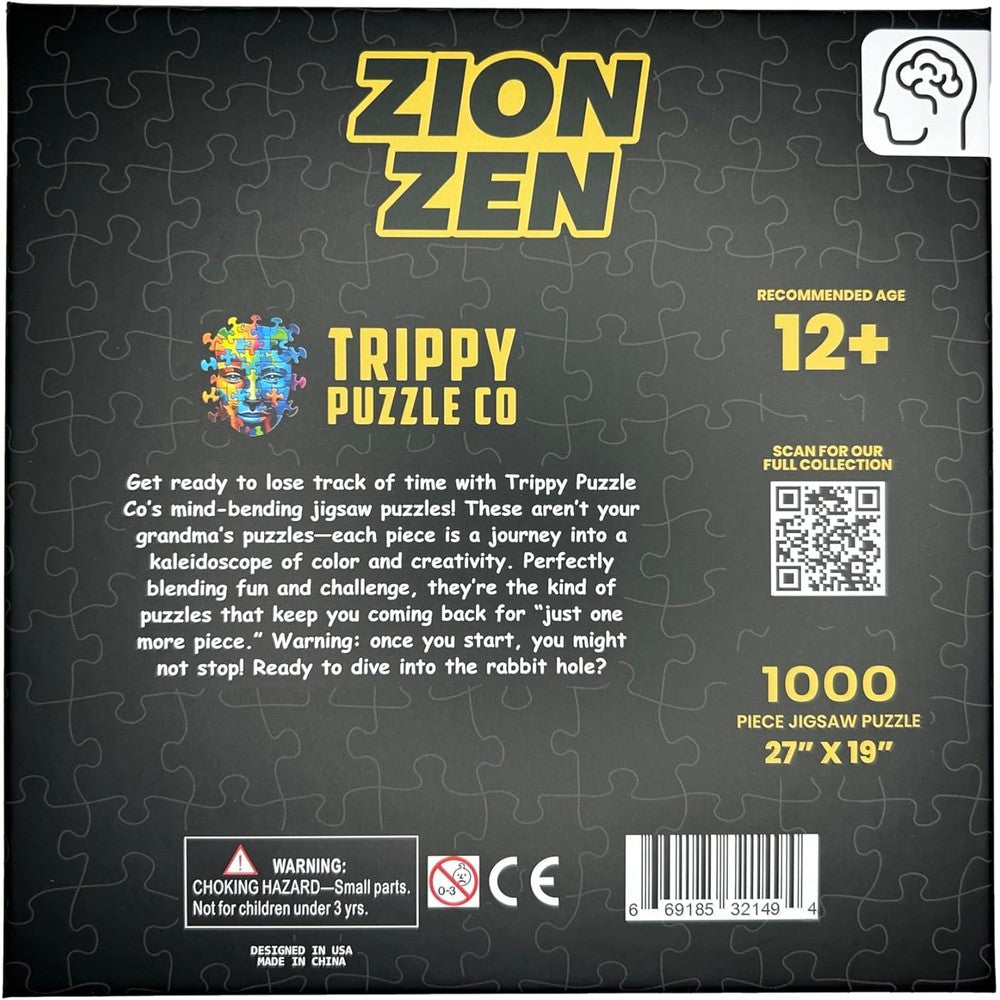 Puzzle - Trippy Puzzles - 1000 Piece Jigsaw Zion Zen