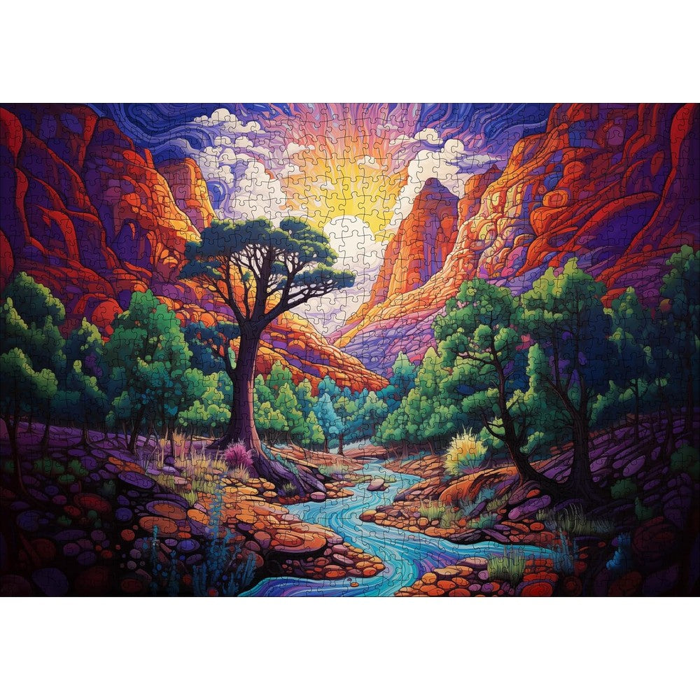 Puzzle - Trippy Puzzles - 1000 Piece Jigsaw Zion Zen