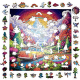 Trippy Puzzles - 300 Piece Wood Jigsaw Happy Highway