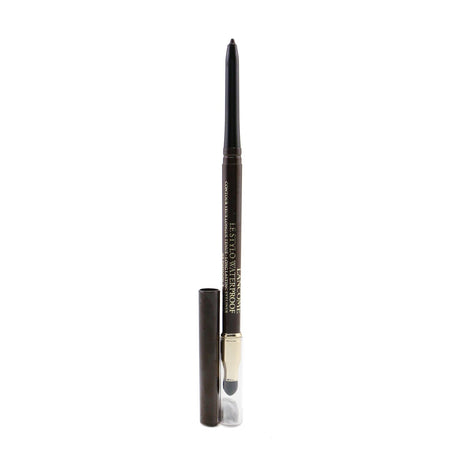 Lancôme Le Stylo Waterproof Eyeliner in Matte #03 Chocolat, offering smudge-proof, creamy application for stunning eye looks.