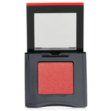 Vibrant Shiseido eyeshadow in #06 Vivivi Orange, featuring a powder-to-gel formula with matte, shimmer, and sparkle finishes.