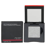 Shiseido POP PowderGel Eye Shadow #07 in Shari-Shari Silver, showcasing a versatile, long-lasting silver shade with matte and shimmer finishes.