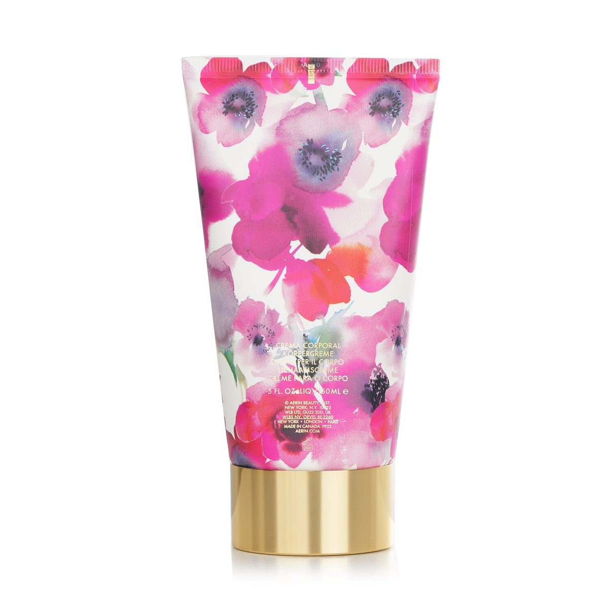 Luxurious Aerin Wild Geranium Body Cream in 150ml; deeply hydrating with a floral green scent for soft, nourished skin.