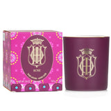 Luxurious Sisley Rose Candle in burgundy glass, 165g, emits a delicate rose scent, creating a calming ambiance for 45 hours.